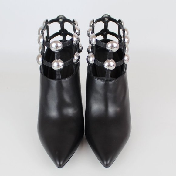 NEW ALEXANDER WANG Tina Studs Leather Boots - Picture 7 of 16